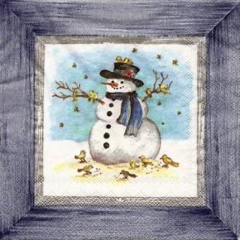 047 Snowman - 3-ply - Ambiente